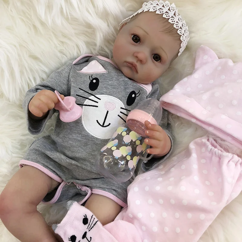 Adolly * Gallery  20 inch Reborn Baby Doll Cute Name Ley