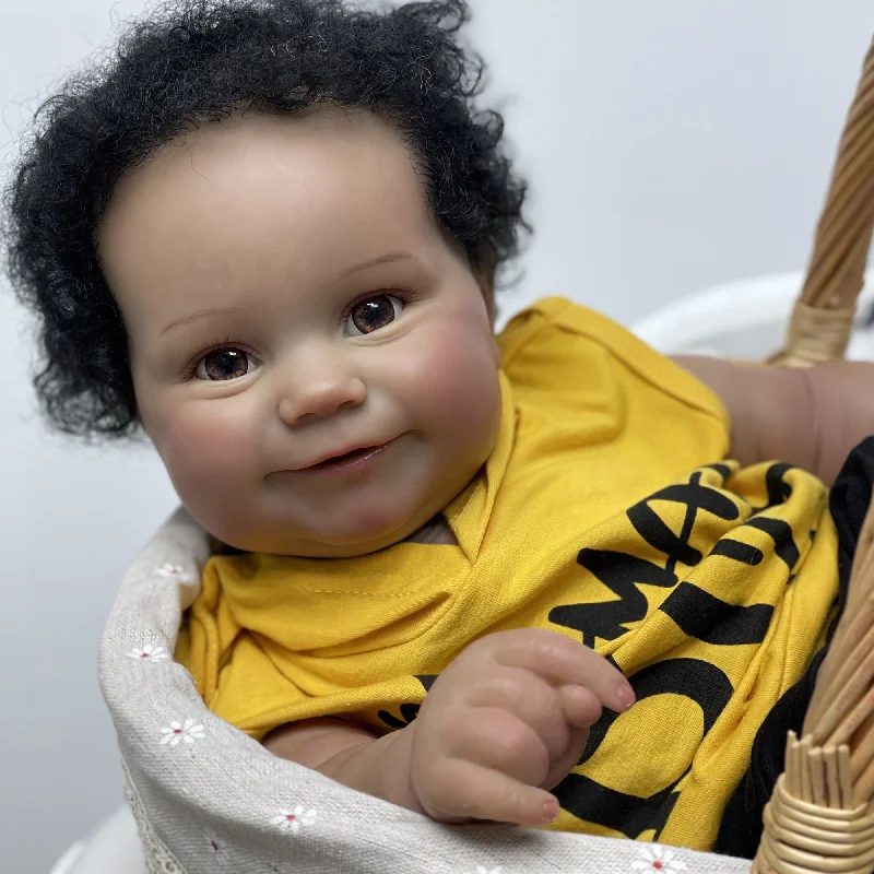 Adolly * Gallery  22 inch African American Reborn Baby Doll Name Sophia