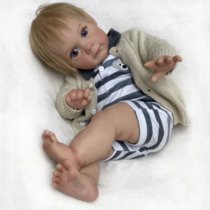 Adolly * Gallery  22 inch Lifelike Reborn Baby Doll Name Toby