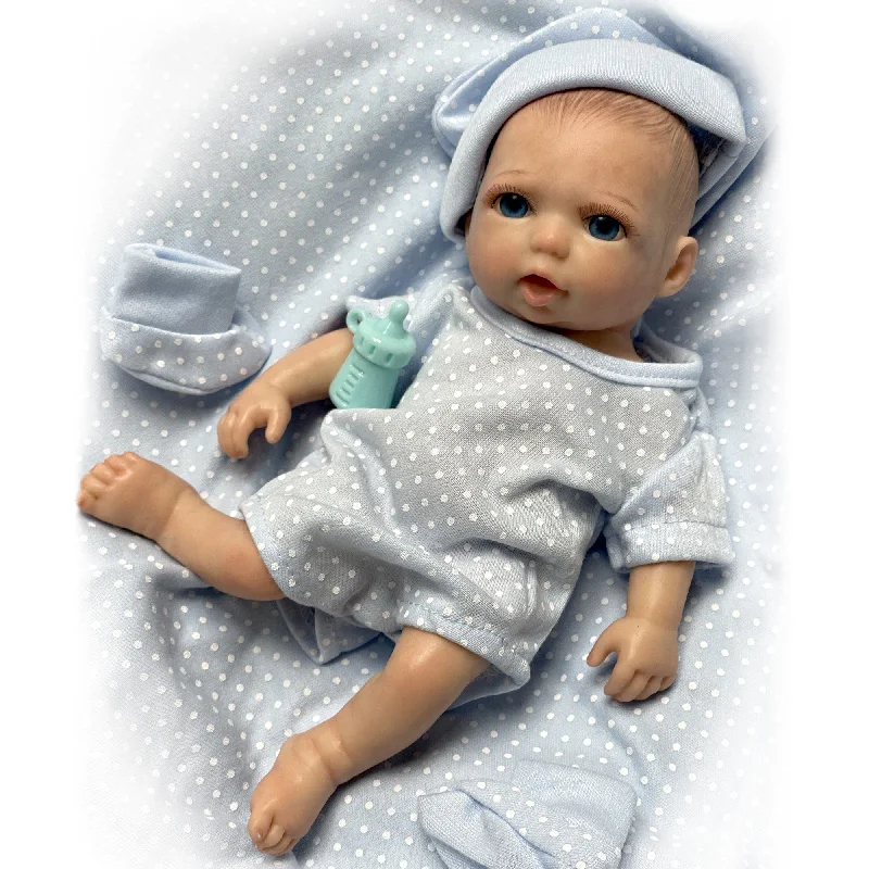 Adolly * Collection 8-9 inch  Full Silicone Reborn Baby Dolls Name Lancy