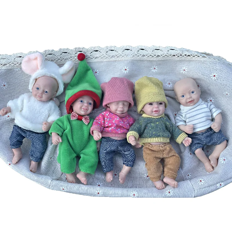 Adolly * Collection 5 inch  Full Silicone Reborn Baby Dolls