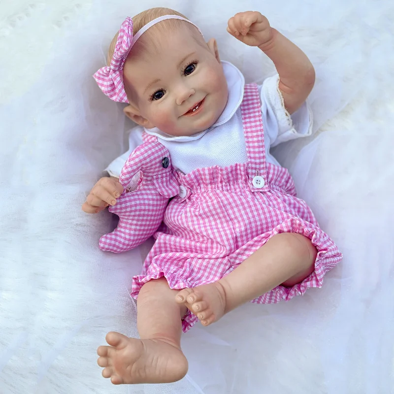 Adolly * Gallery  20 inch Lifelike Reborn Pink Girl Baby Doll Name Brooke