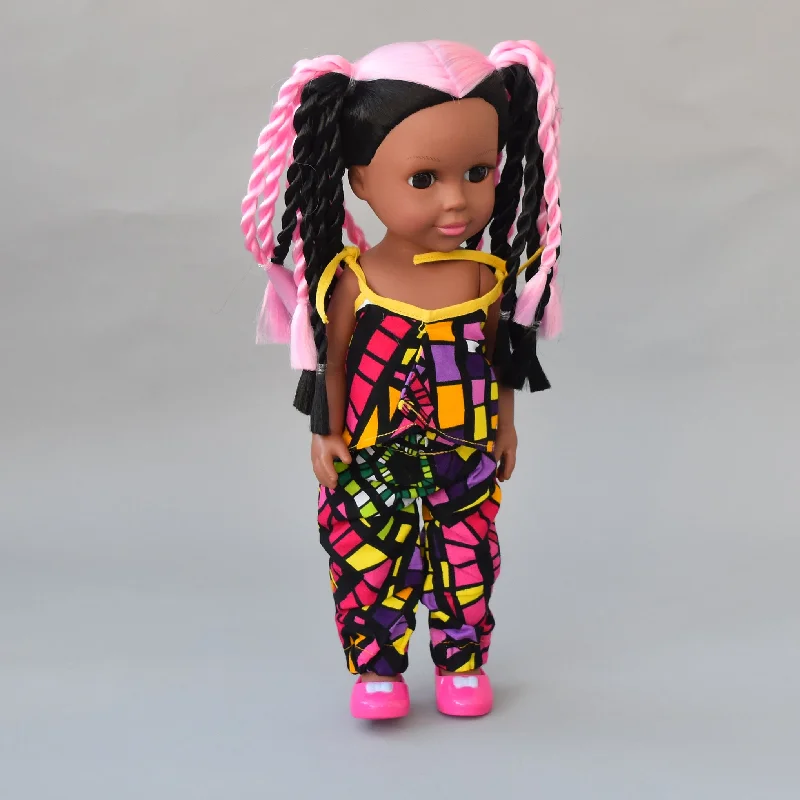 African Black doll - Pink