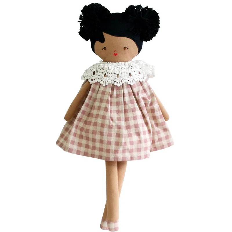 Alimrose Aggie Doll Rose Check