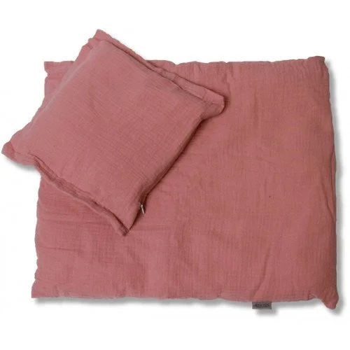 Astrup Muslin Bedding Set - Dusty Rose