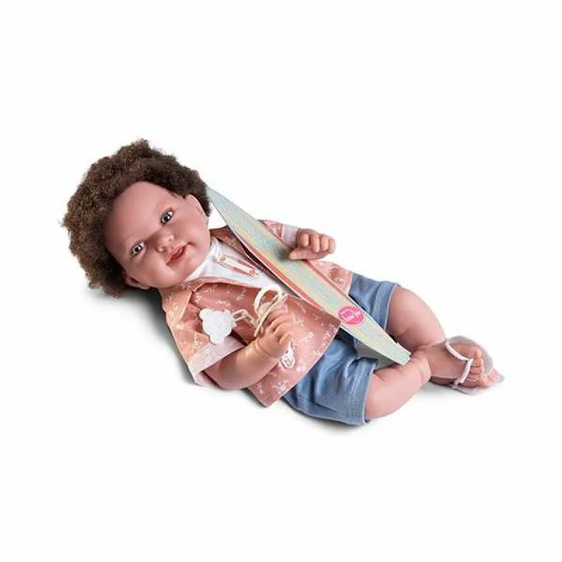 Baby Doll Antonio Juan Pipo 42 cm dark short hair