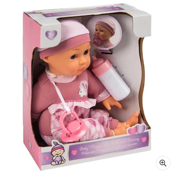 Baby Maggie Doll With Bottle and Dummy Various Styles