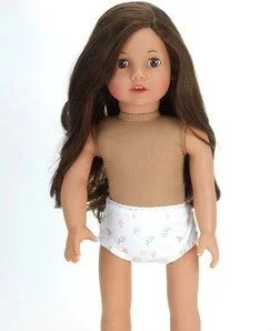 Brunette Undressed 18" Doll