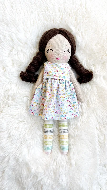 Heirloom Doll, Handmade Doll, Dress Up Doll, Yarn Haired Doll