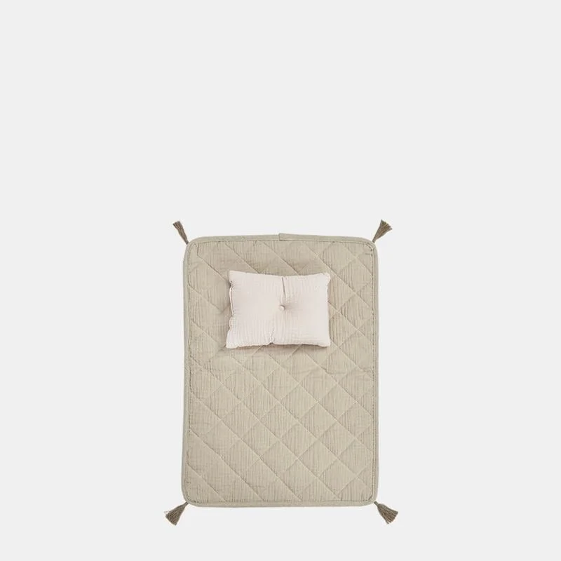 Olli Ella Muslin Strolley Bedding Set Seafoam