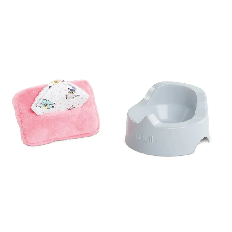 Corolle Potty & Wipe Set