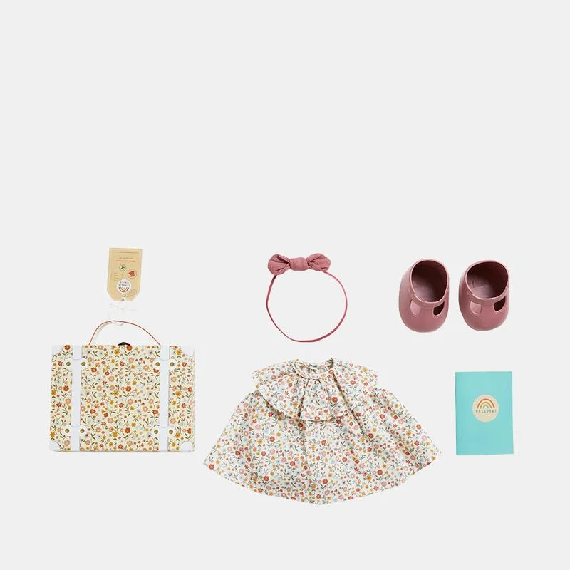 Dinkum Doll Travel Togs Prairie Floral