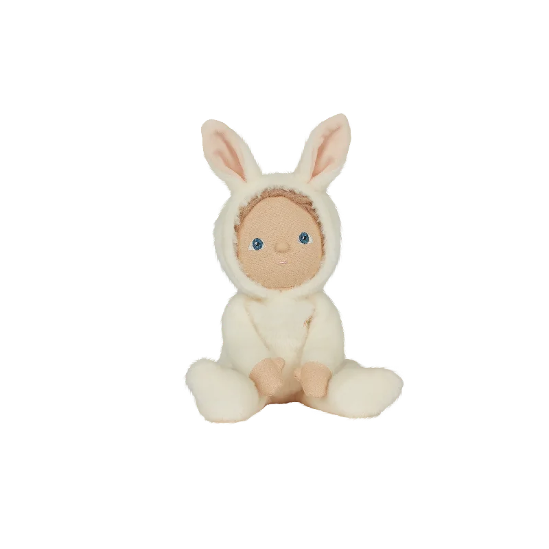 Dinky Dinkums Fluffle Family - Bobbin Bunny / Ivory