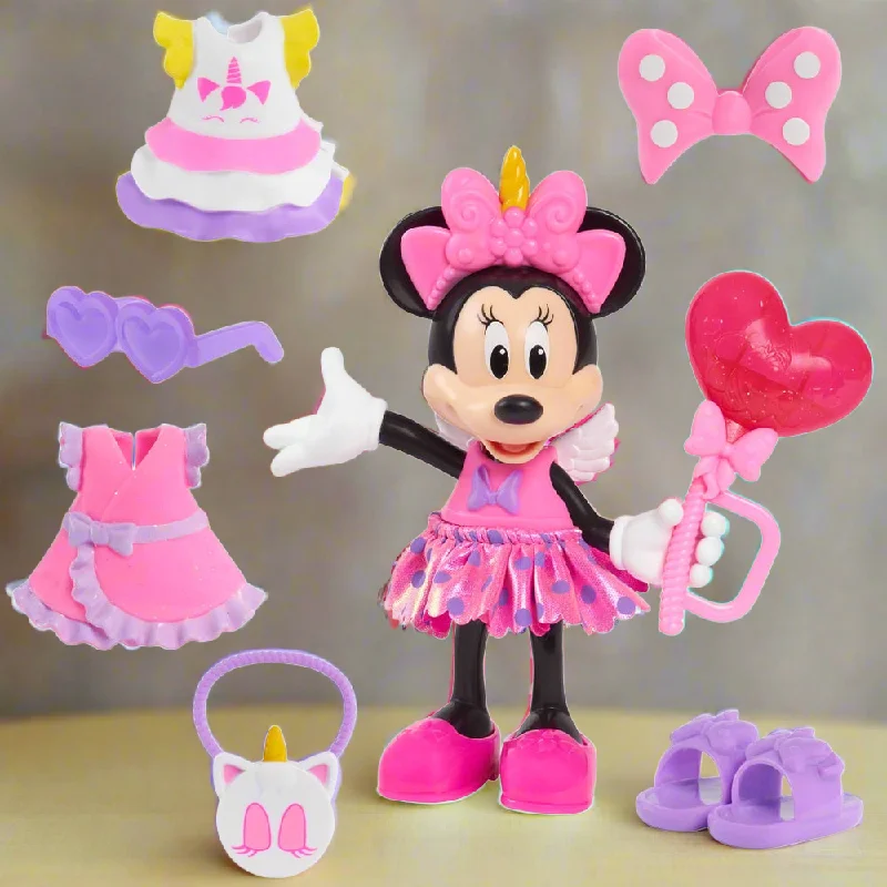 Disney Junior Minnie Mouse Fabulous Fashion Doll with Case