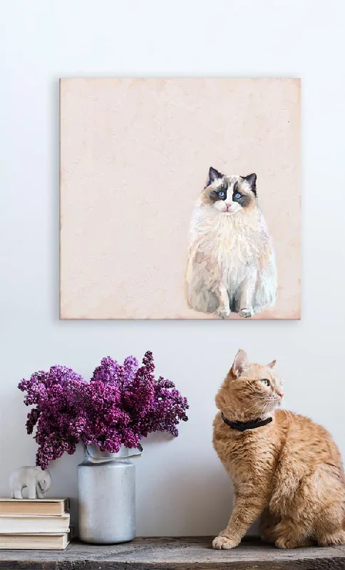 Feline Friends - Ragdoll Cat Canvas Wall Art