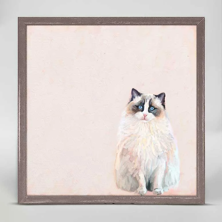 Feline Friends - Ragdoll Cat Mini Framed Canvas