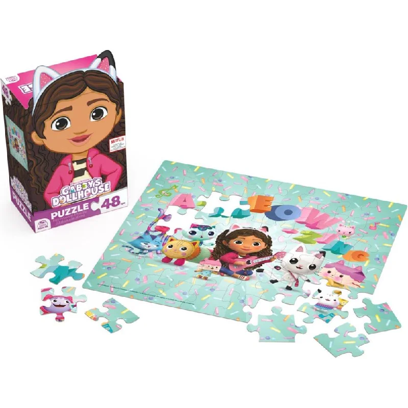 Gabby's dollhouse 48pc puzzle