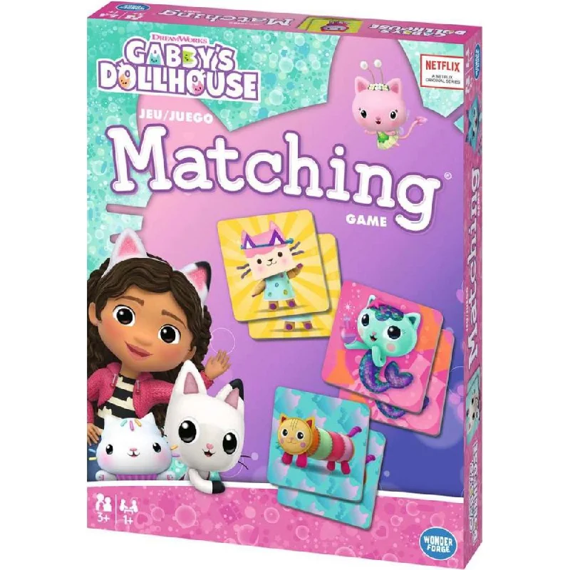 Gabby's Dollhouse matching game