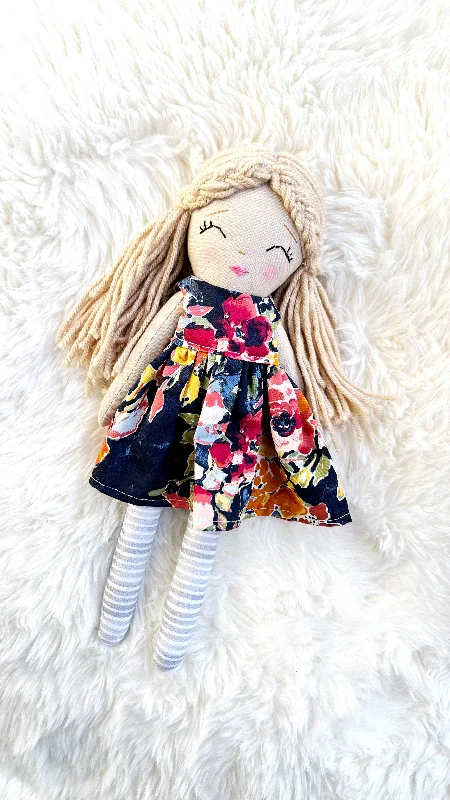 Heirloom Doll, Handmade Doll, Dress Up Doll, Yarn Haired Doll