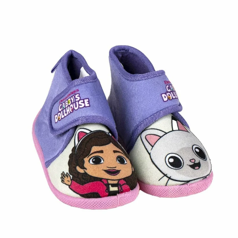 soft and cute House Slippers Gabby's dollhouse Lilac