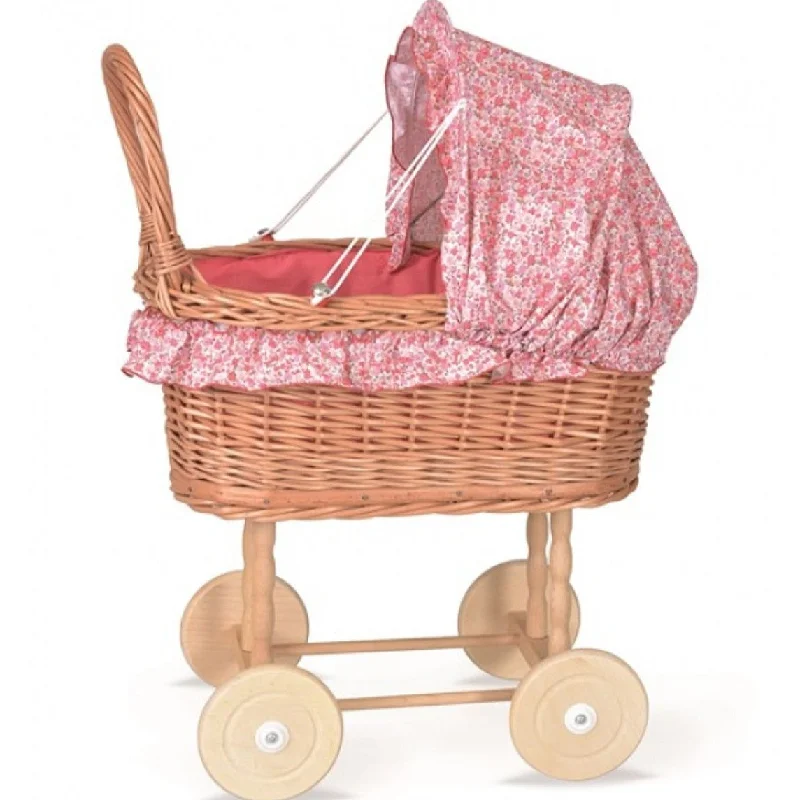 Julia Doll Pram - Wicker