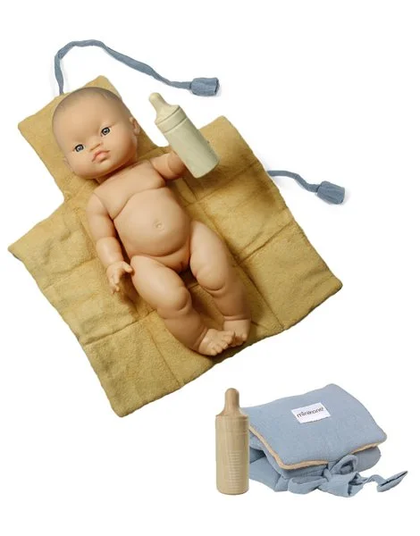 Minikane Doll Changing Mat and Bottle Set