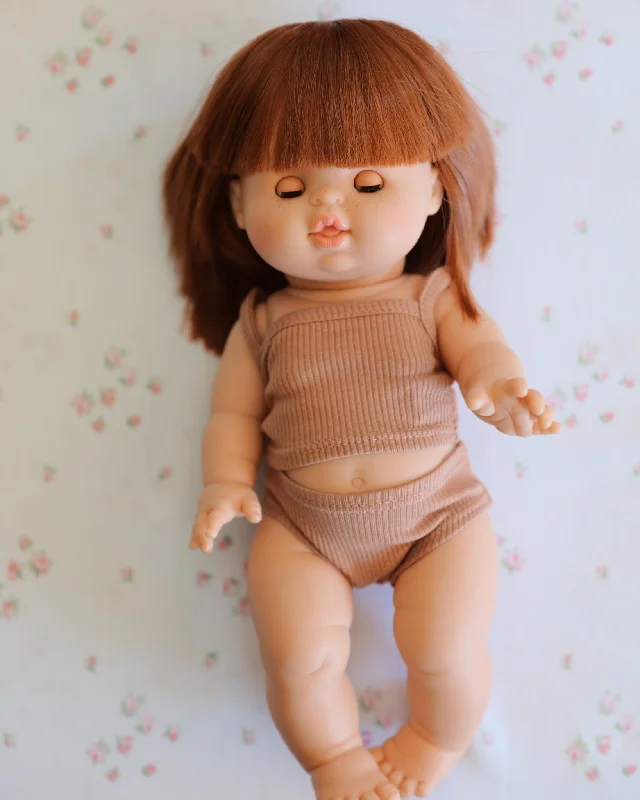 Minikane Doll | 13" Sleepy Baby Girl Doll - Capucine