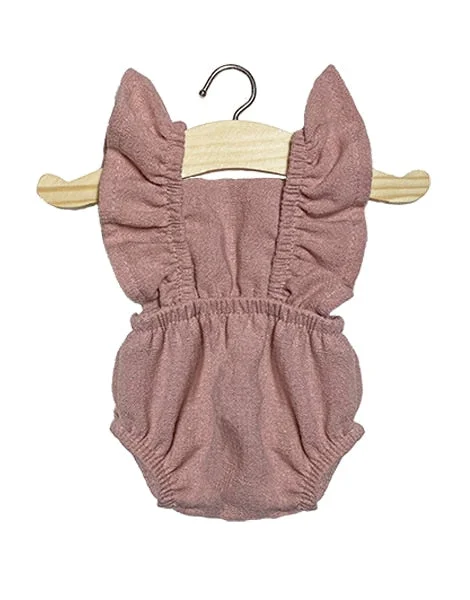 Minikane Linen Romper Old Pink