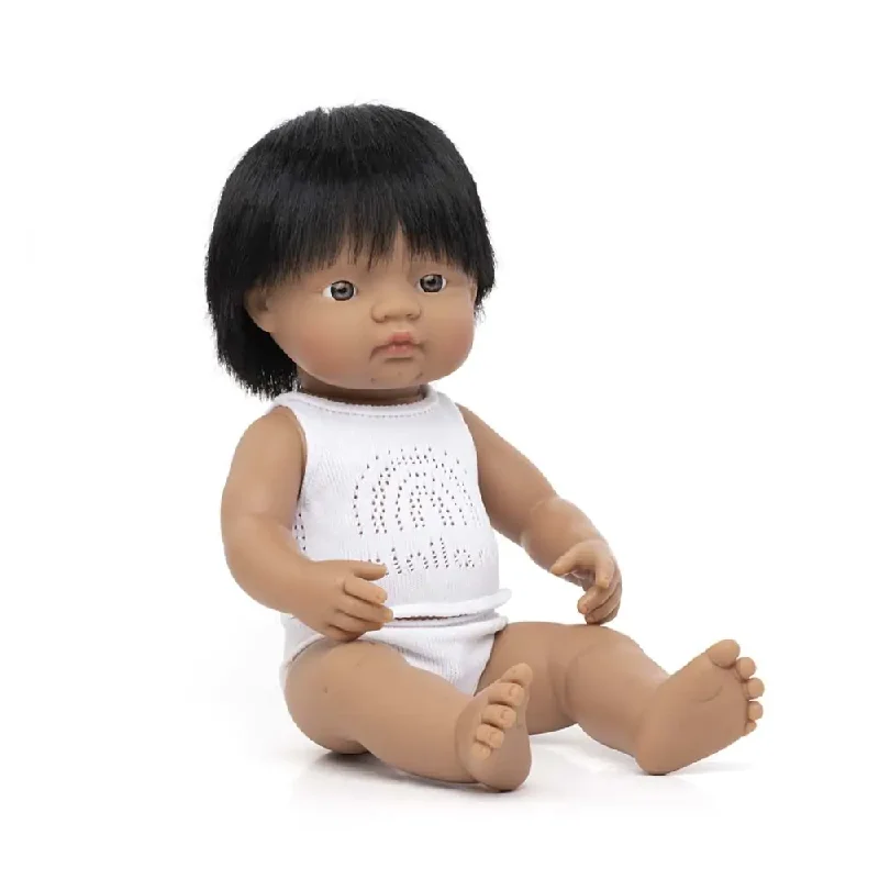 Miniland - Baby Doll - Hispanic Boy 38cm