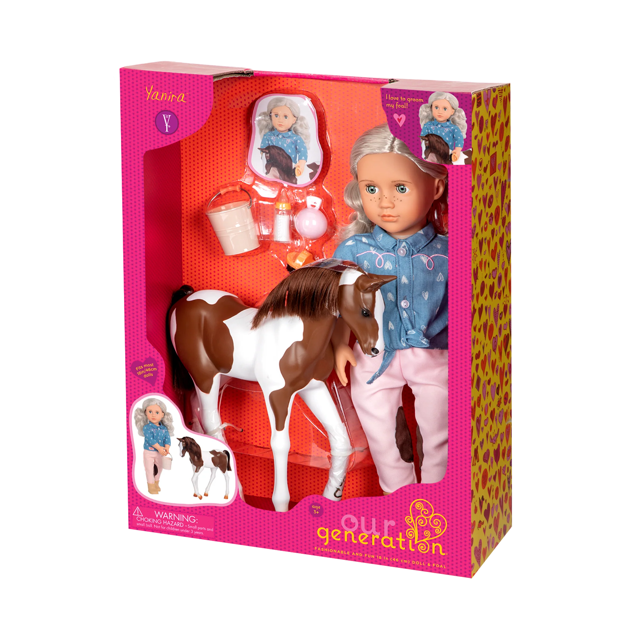 Our Generation Doll Yanira with Pet Foal Set