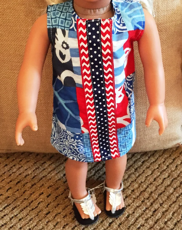 Patch Print Boho Doll Dress