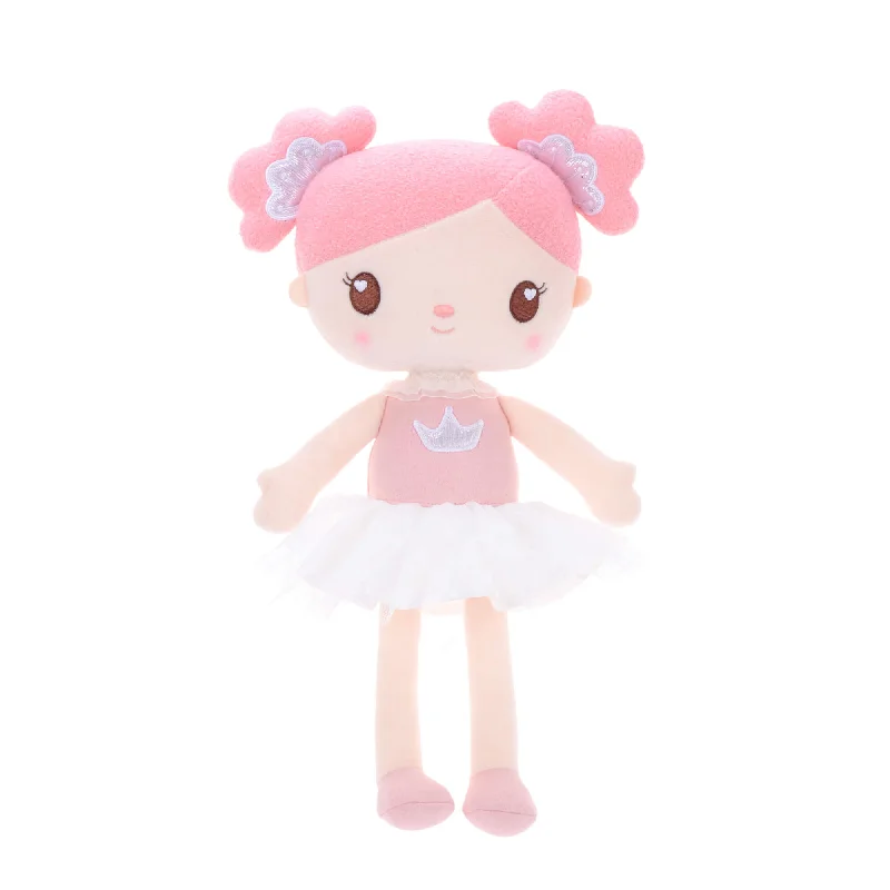 Gloveleya 14-inch Personalized Curl Candy Girls Doll Pink