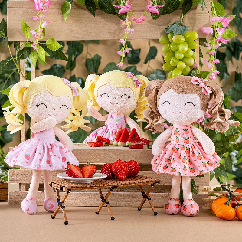 Gloveleya 12-inch Personalized Curly Hair Fruit Girl Doll Series