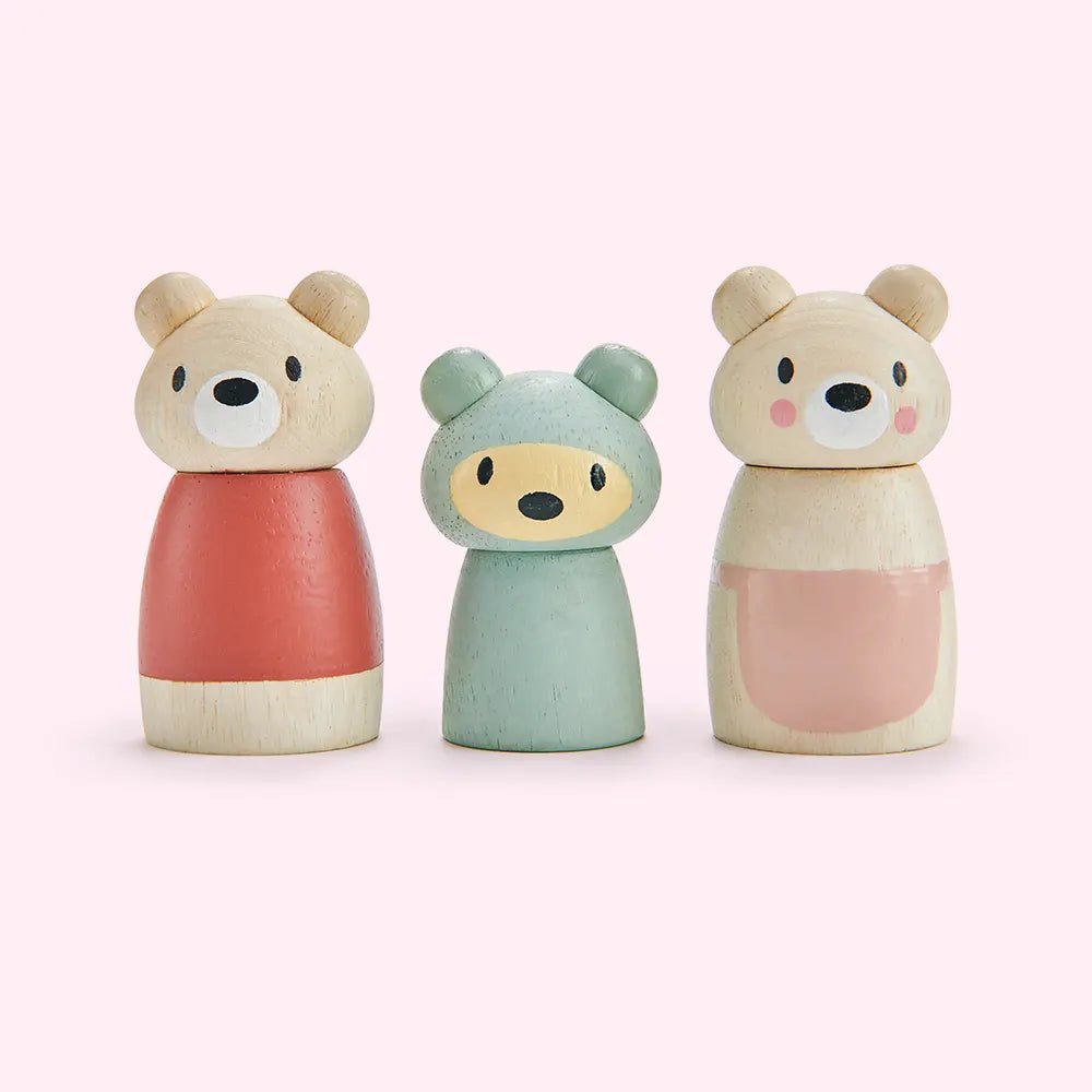 Bear Tales Wooden Doll Peg Set