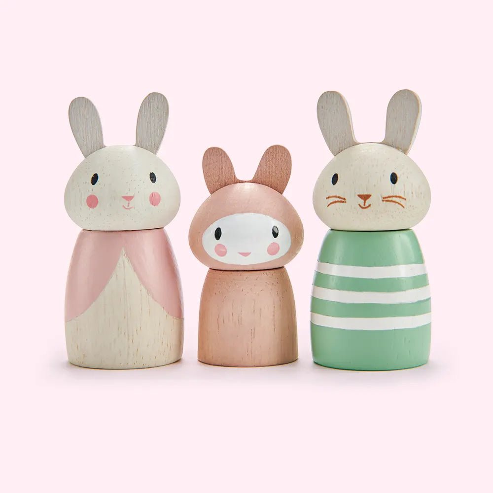 Bunny Tales Wooden Doll Peg Set