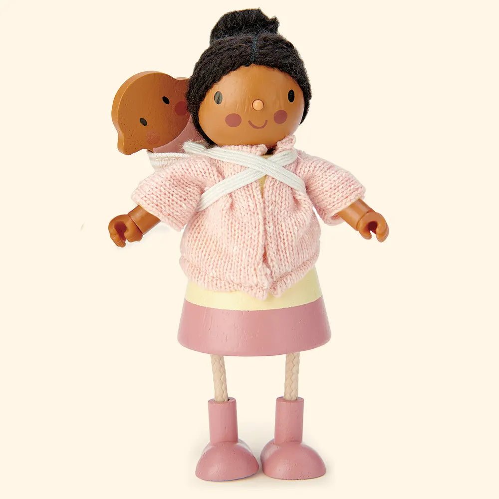 Mrs Forrester Wooden Doll