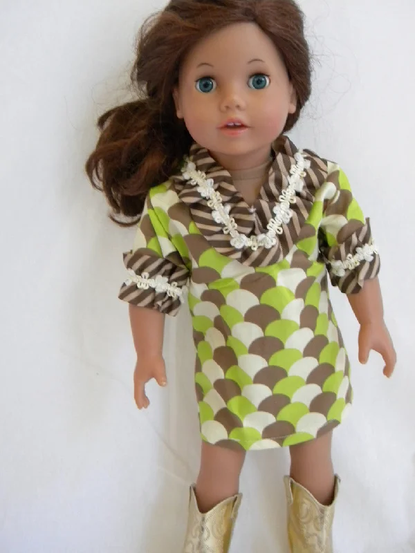 The Lime Ruffle Doll Party Dress