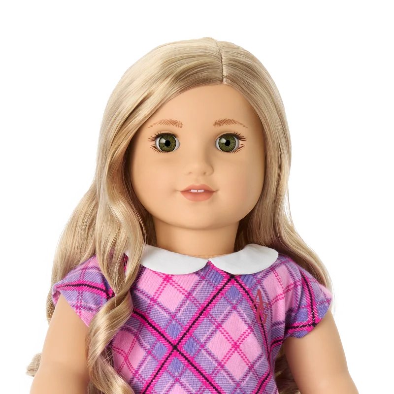 Truly Me™ 18-inch Doll #125 with long curly blonde hair