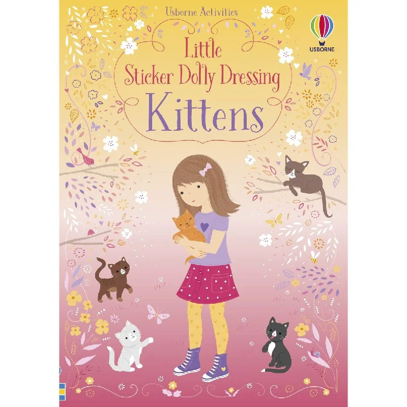 Usborne little sticker dolly dressing kittens sticker book