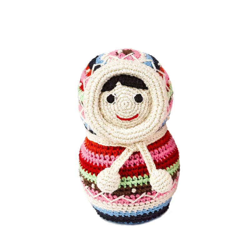 Anne-Claire Petit Eskimo Doll Crochet Bell Multi