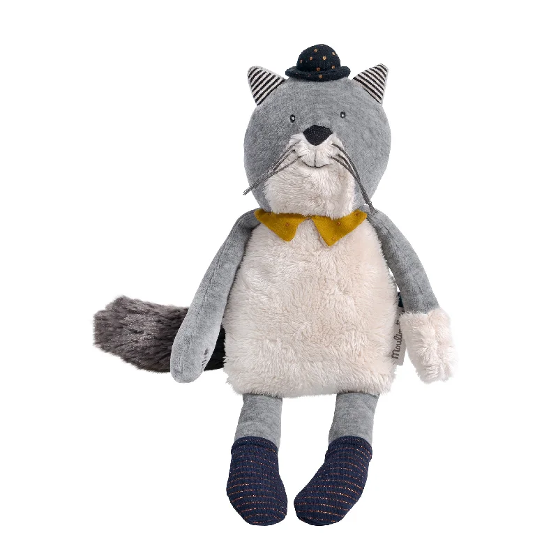 Moulin Roty Les Moustaches Cat Light Grey Doll