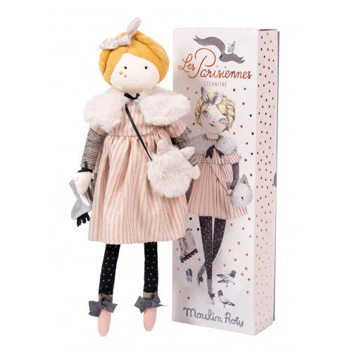 Moulin Roty Les Parisennes Mlle Eglantine Doll Collection