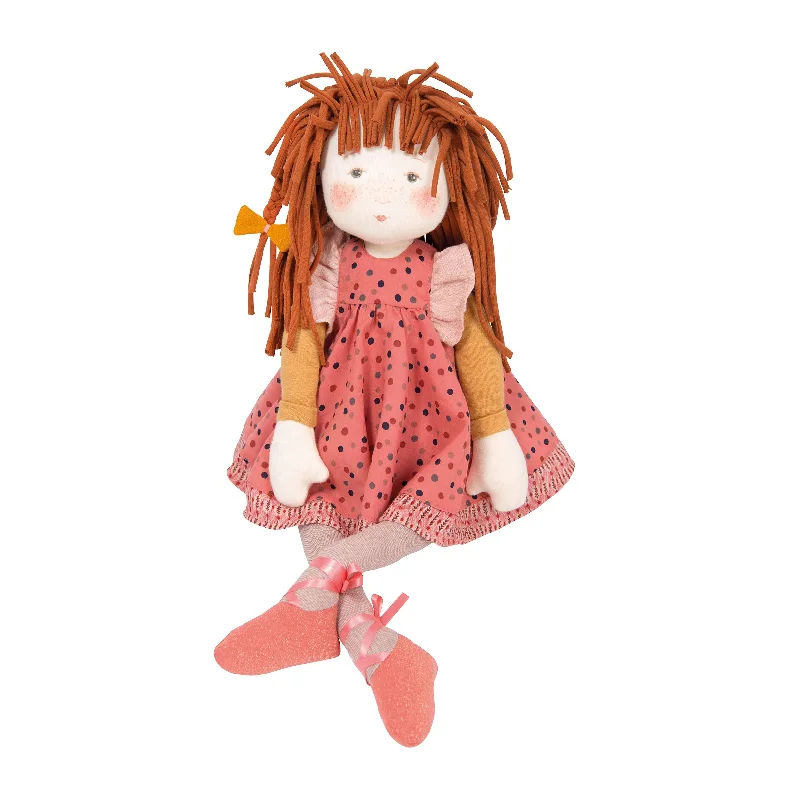 Moulin Roty Les Rosalies Anémone Cm Soft & Stylish 57cm Doll with French Fabrics