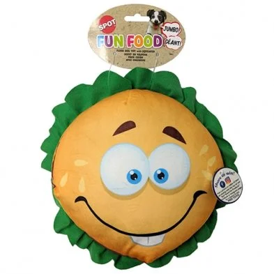 Spot Fun Food Jumbo Hamburger 11" Plush