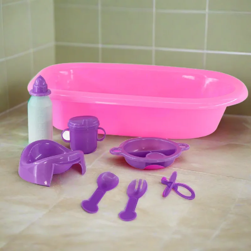 8 Piece Baby Doll Bath Set