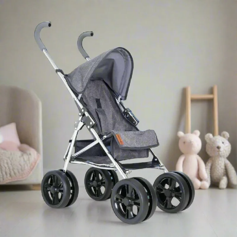 Celuna Premium Junior Dolls Stroller - Grey