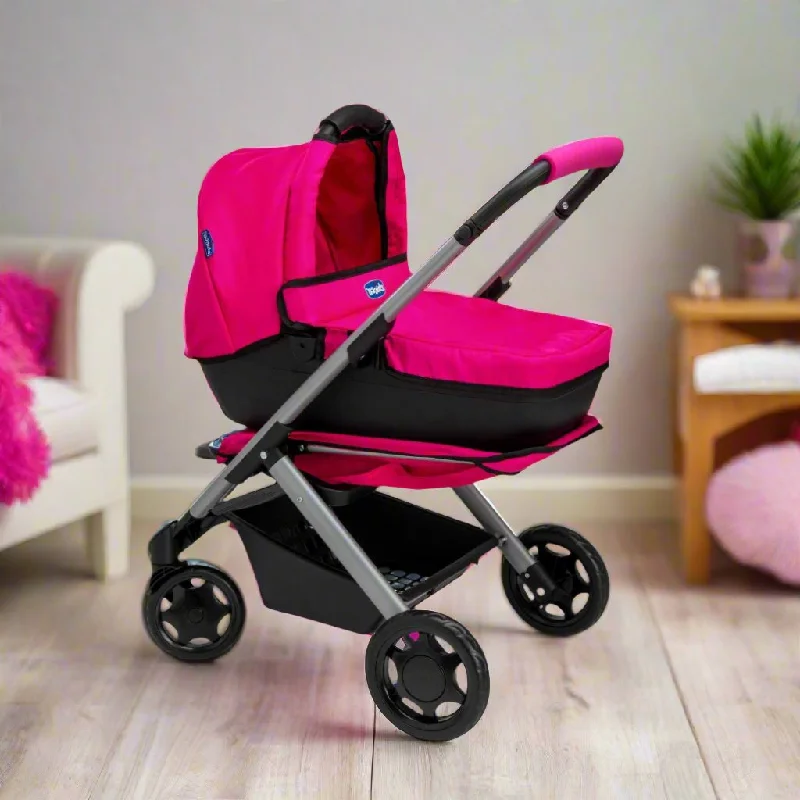 Chicco Junior 3-IN-1 Dolls Pram - Pink