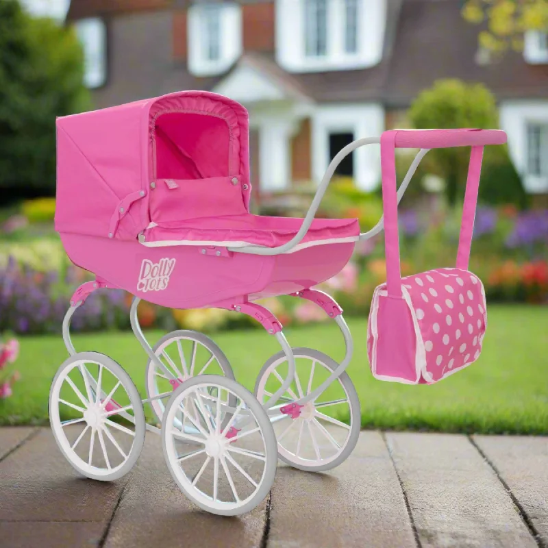 Dolly Tots Traditional Carriage Dolls Pram